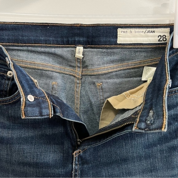 rag & bone 10 inch Capri Jeans Size 28 - Picture 4 of 9